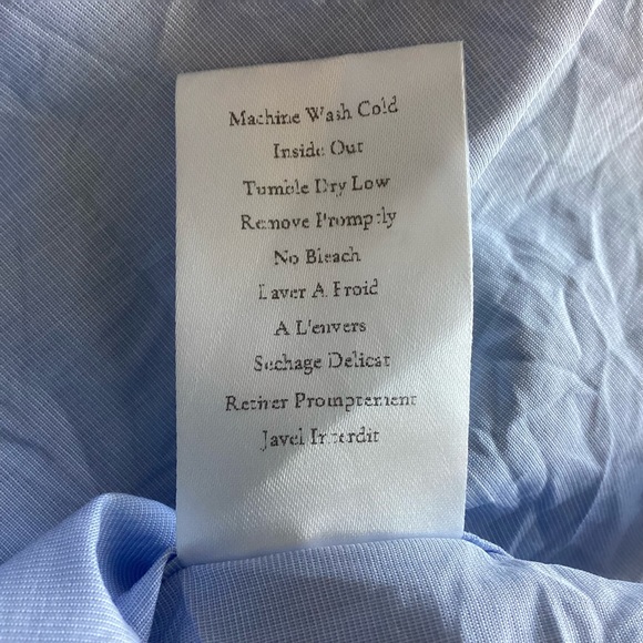 Frank & Eileen Barry Shirt Lt Blue XL - Picture 6 of 7